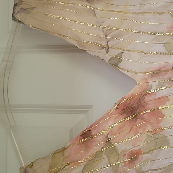 Anthropologie Forever That Girl V-Neck Lurex Mini Dress - Picture 6 of 14